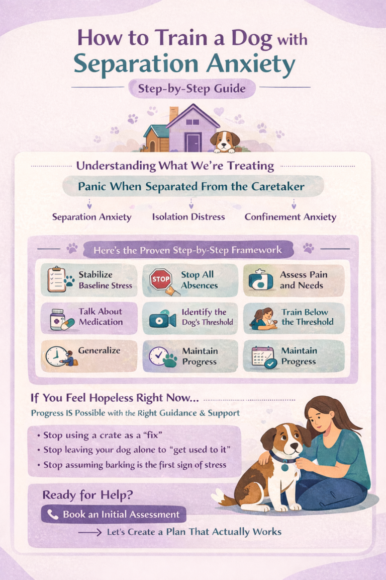 How to Train a Dog with Separation Anxiety (Step-by-Step Guide)