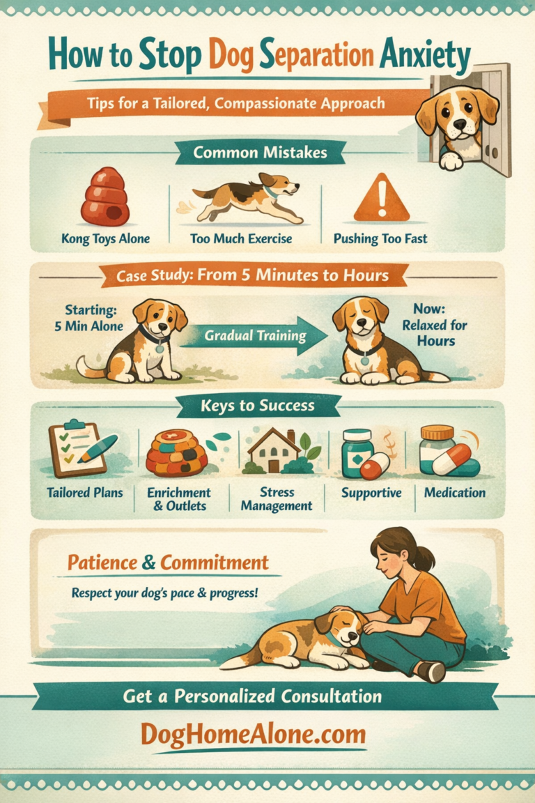 How to stop dog separation anxiety